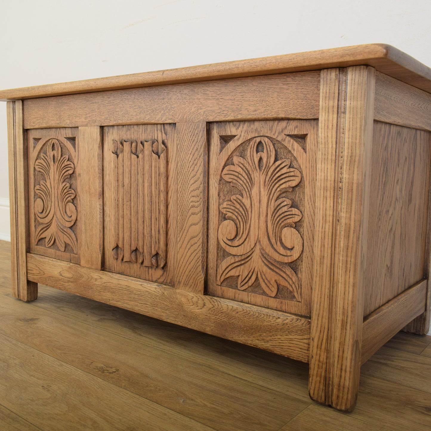 Oak Blanket Box