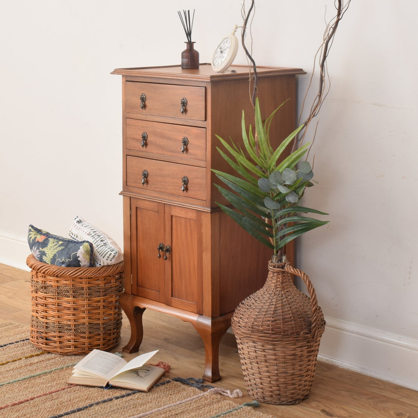 Tall Mahogany Cabinet