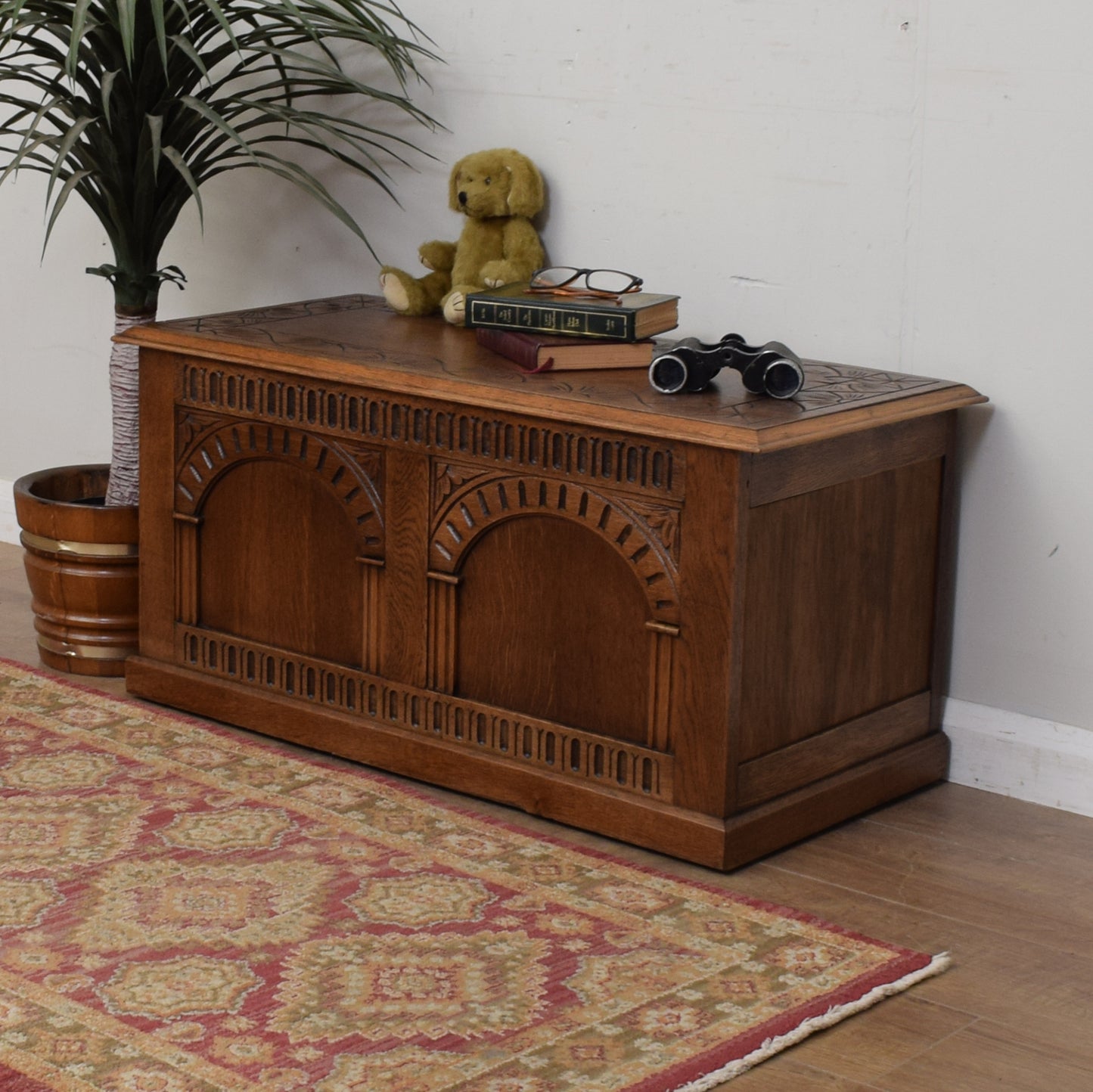 Restored Oak Blanket Box