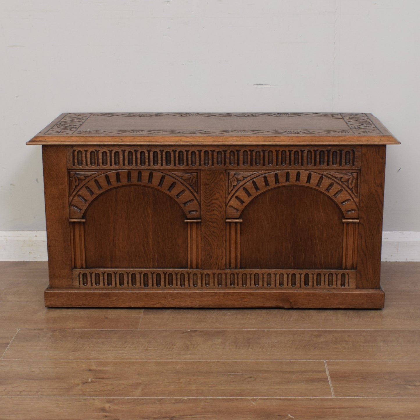 Restored Oak Blanket Box