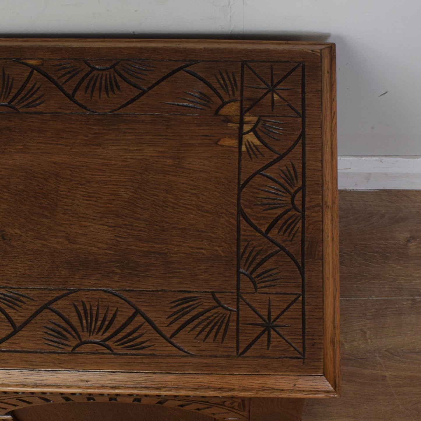 Restored Oak Blanket Box