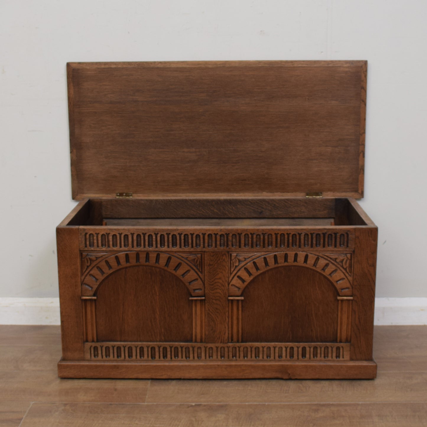 Restored Oak Blanket Box