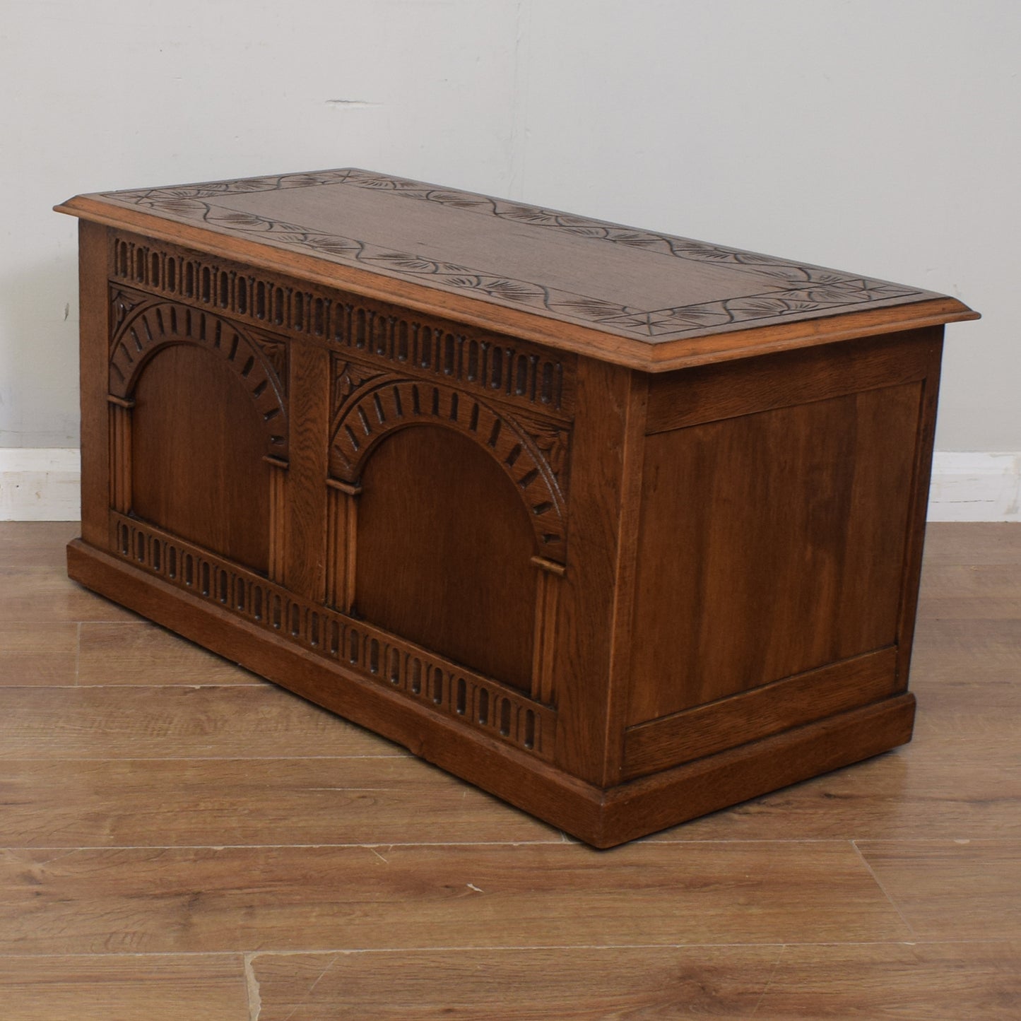 Restored Oak Blanket Box