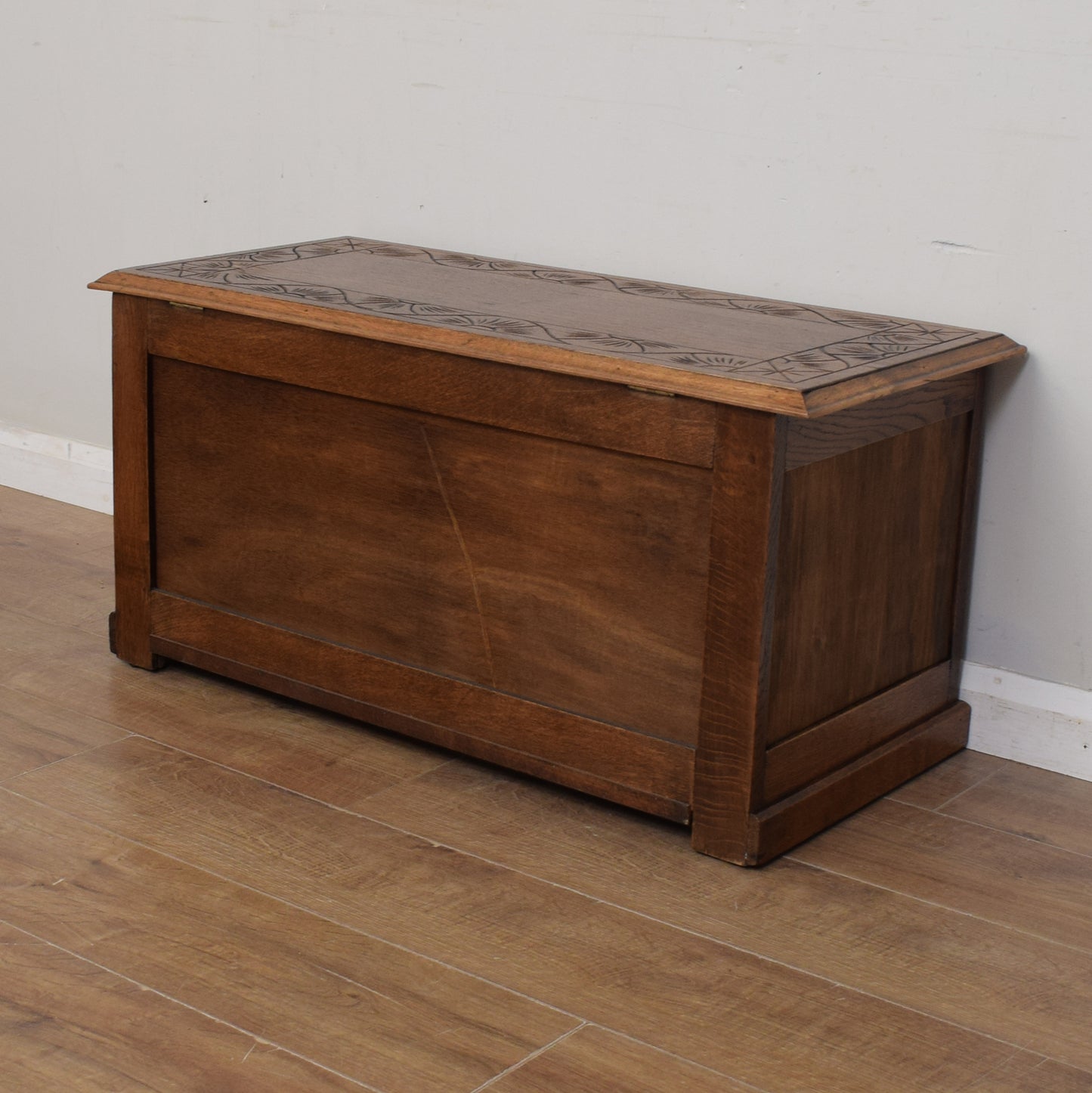 Restored Oak Blanket Box