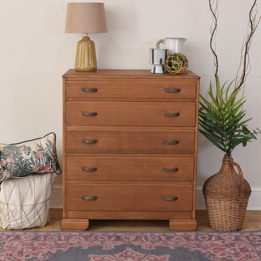 Oak Chest Of Drawers