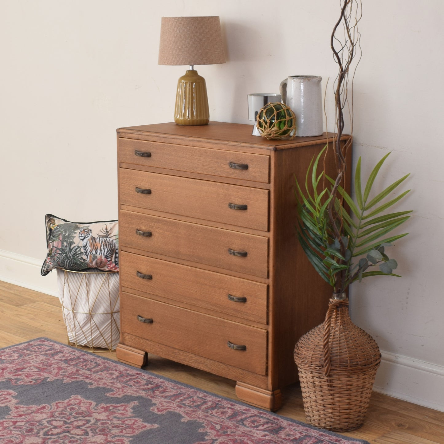 Oak Chest Of Drawers