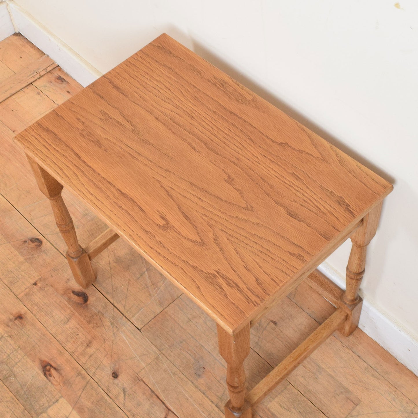 Restored Oak Nest of Tables