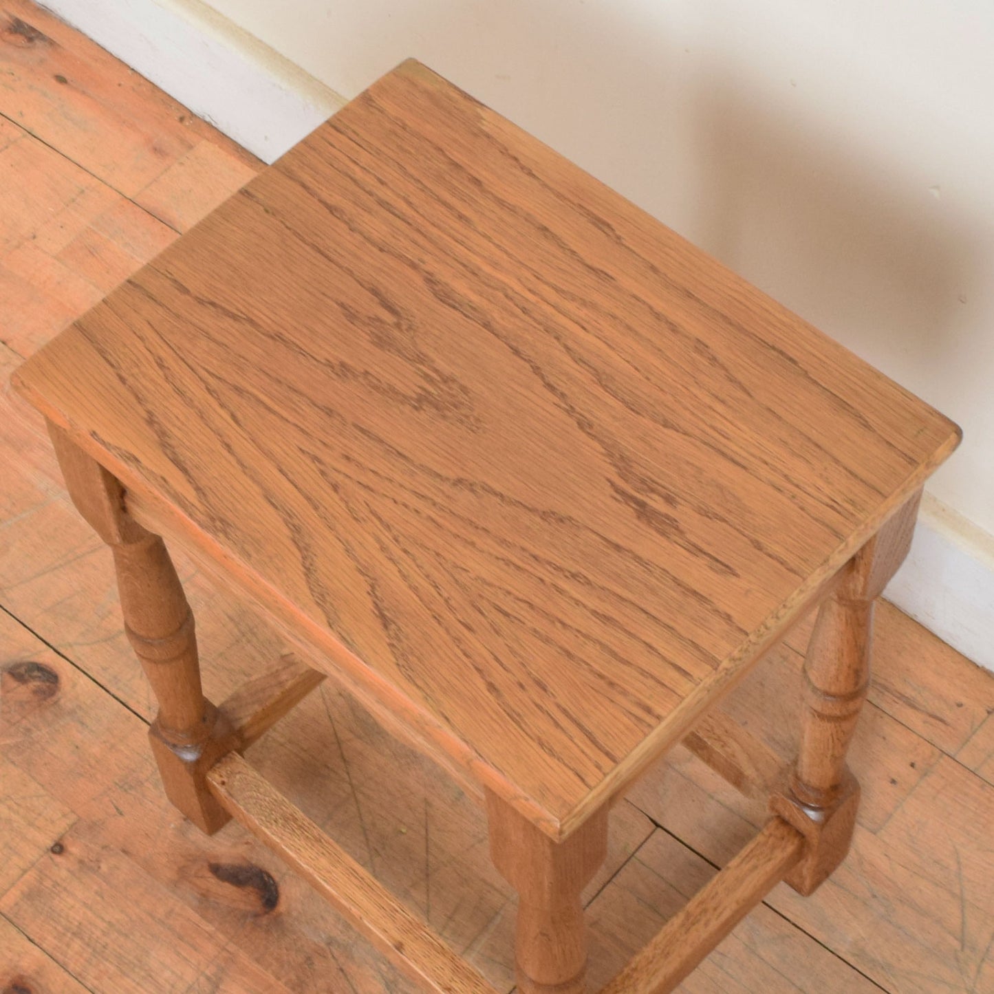 Restored Oak Nest of Tables