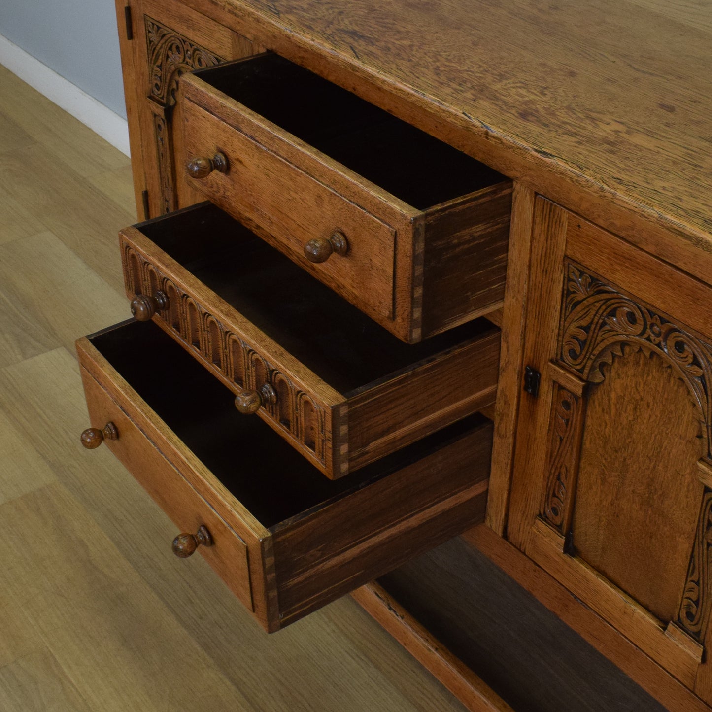 Rustic Oak Sideboard