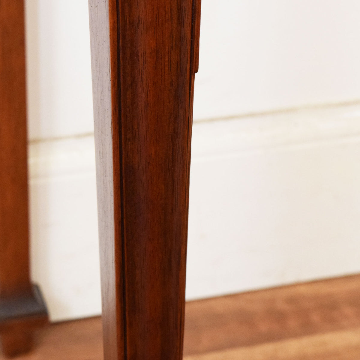 Flamed Mahogany Hall Table