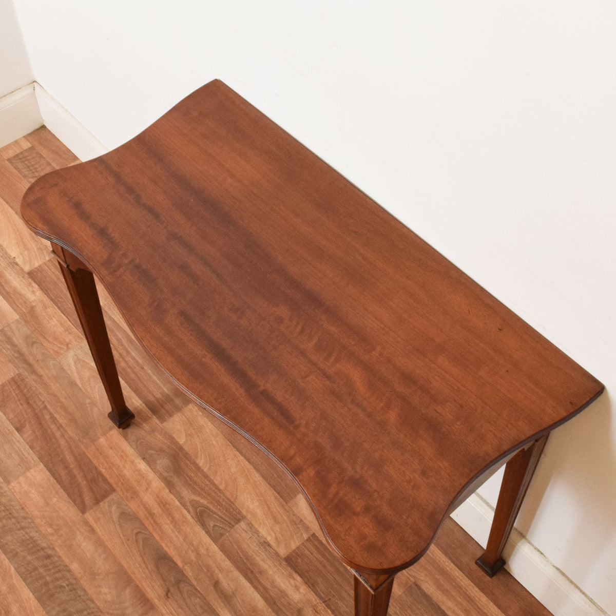 Flamed Mahogany Hall Table