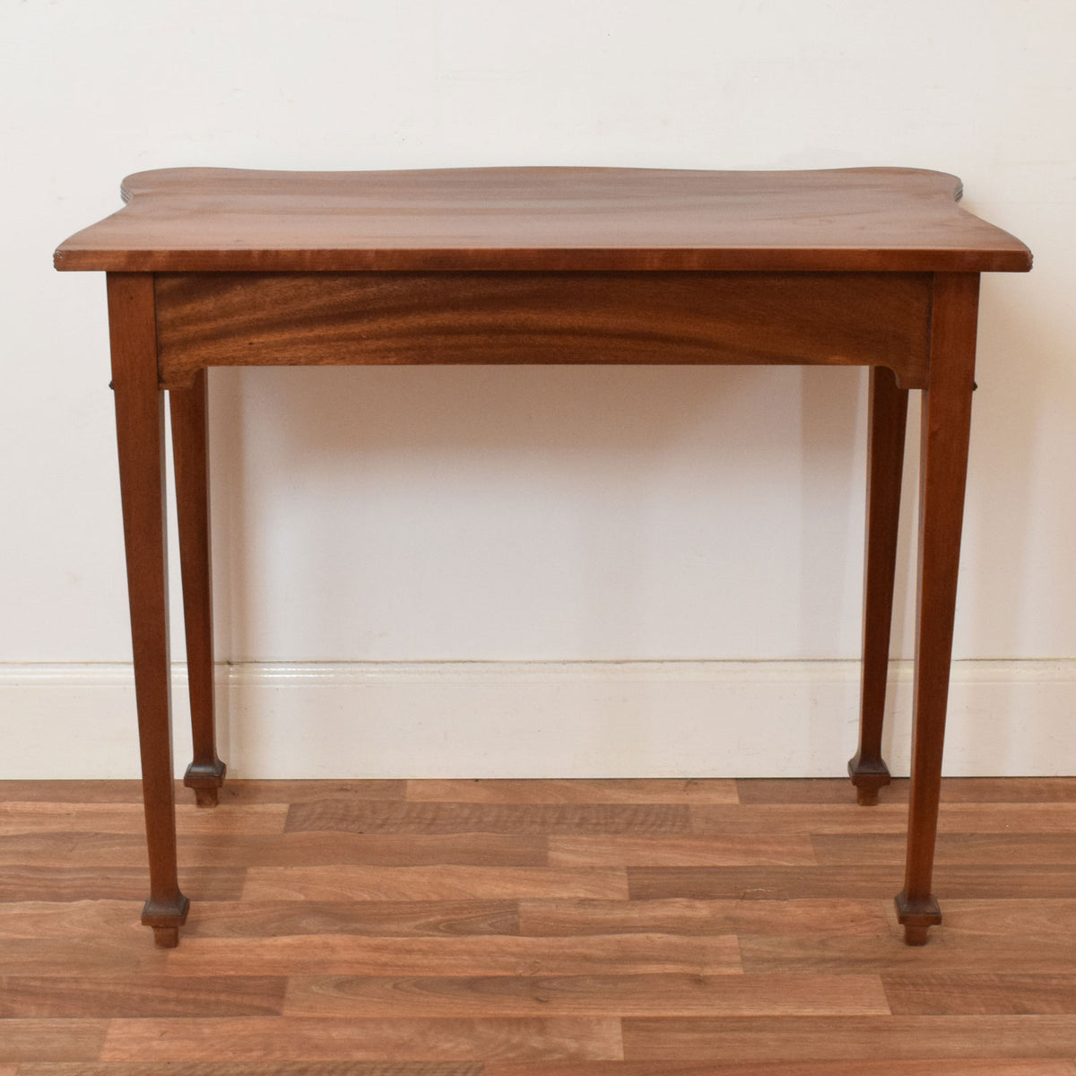 Flamed Mahogany Hall Table