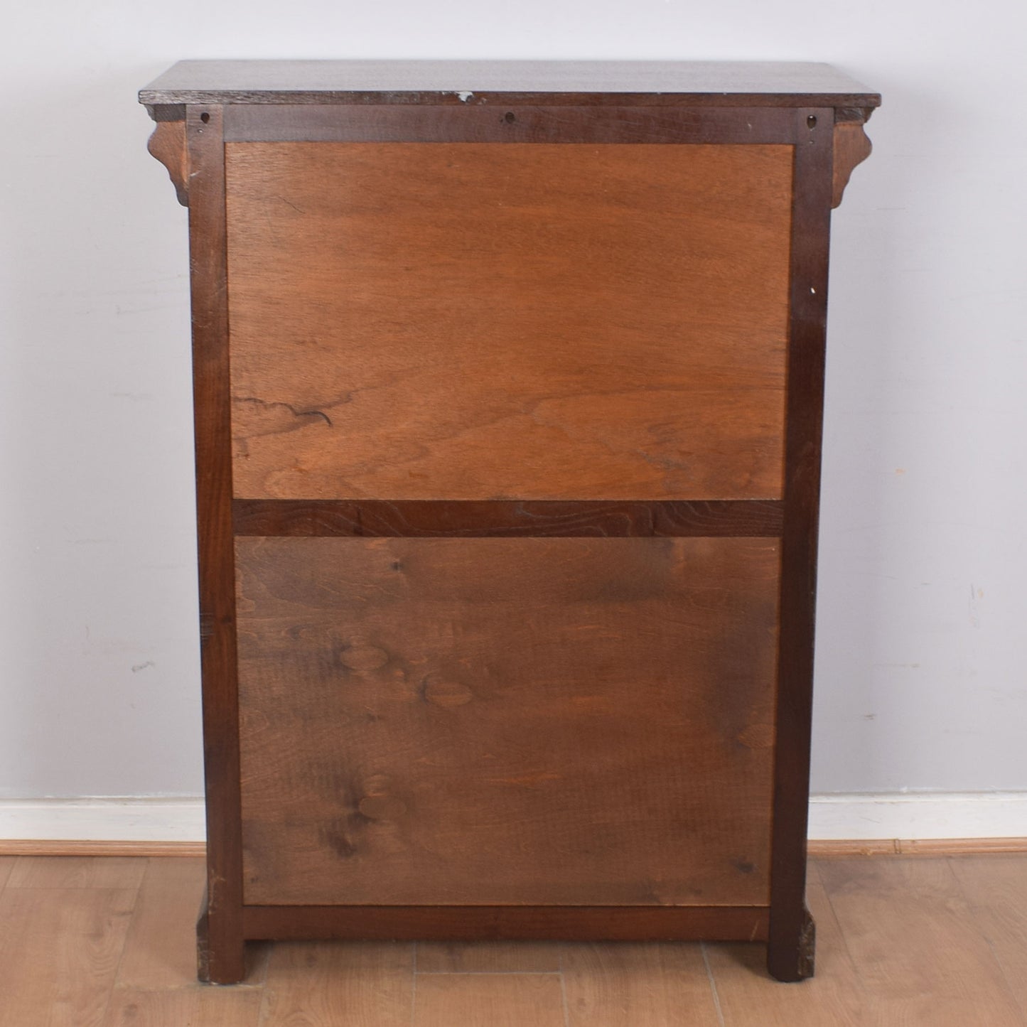 Oak Linenfold Tallboy