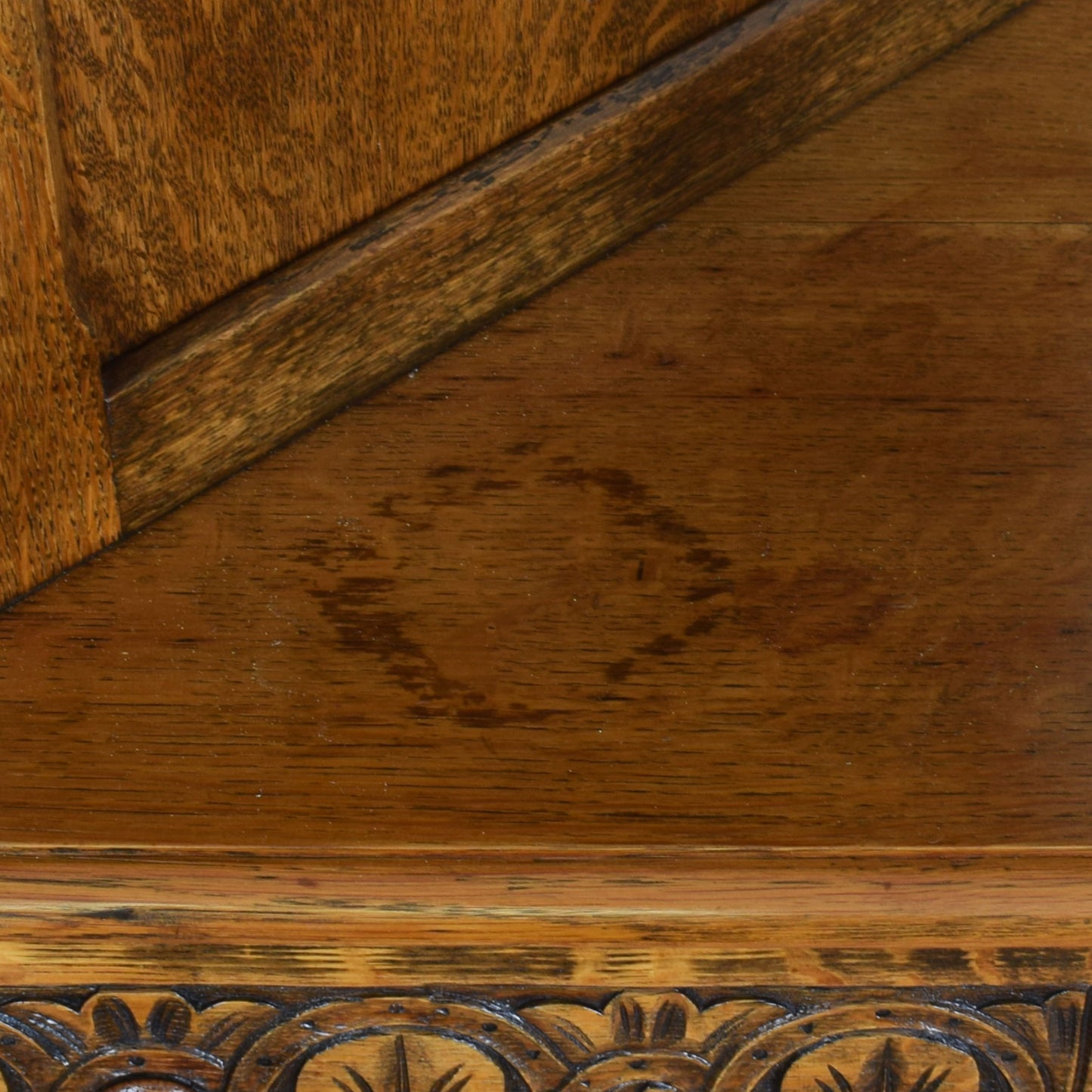 Vintage Oak Court Cabinet
