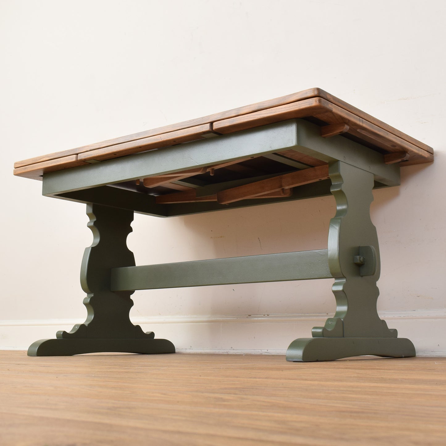 Painted Table And Six Chairs