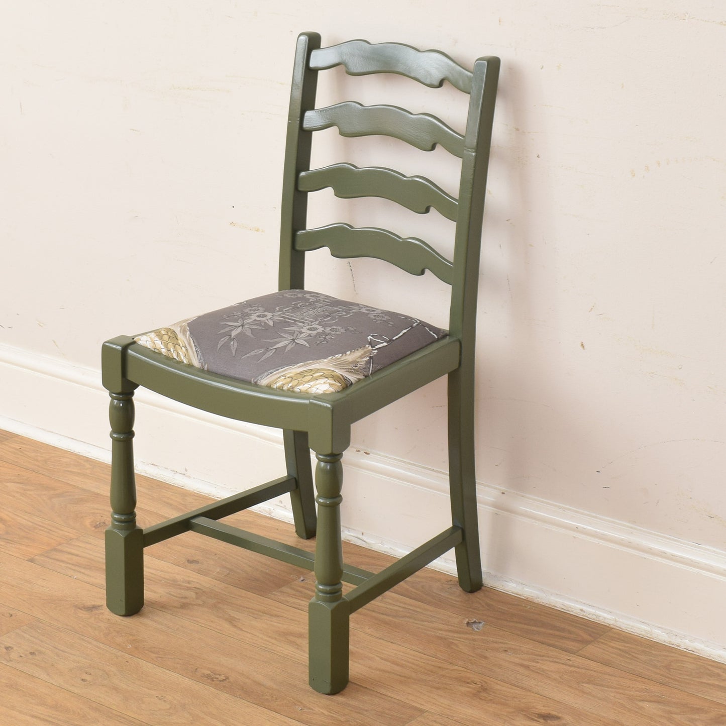 Painted Table And Six Chairs