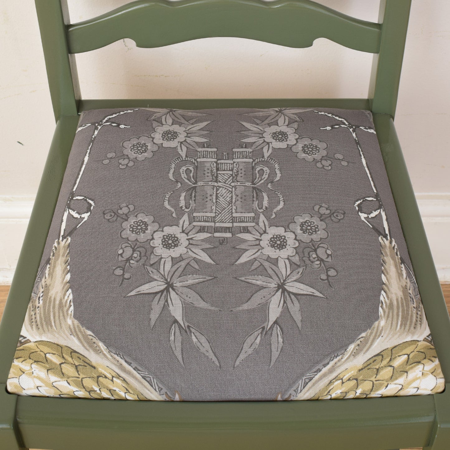 Painted Table And Six Chairs