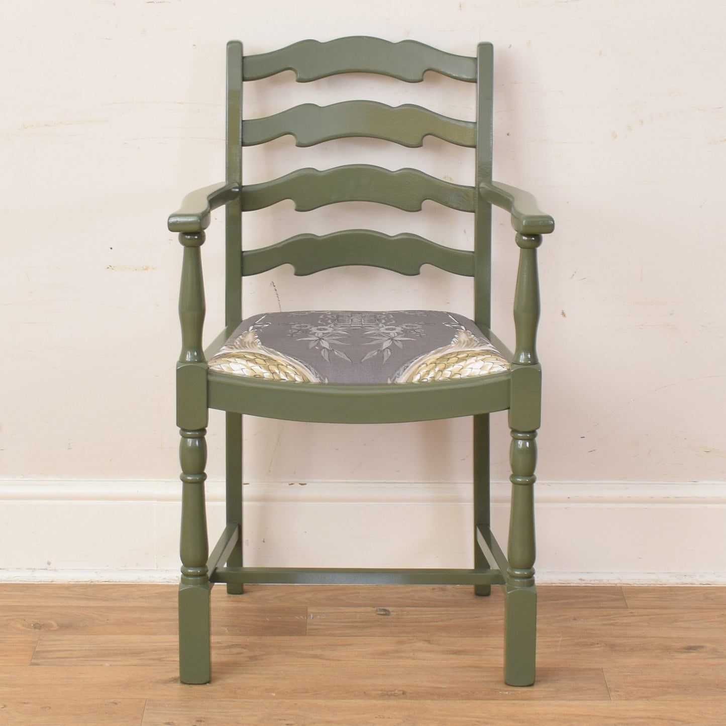 Painted Table And Six Chairs