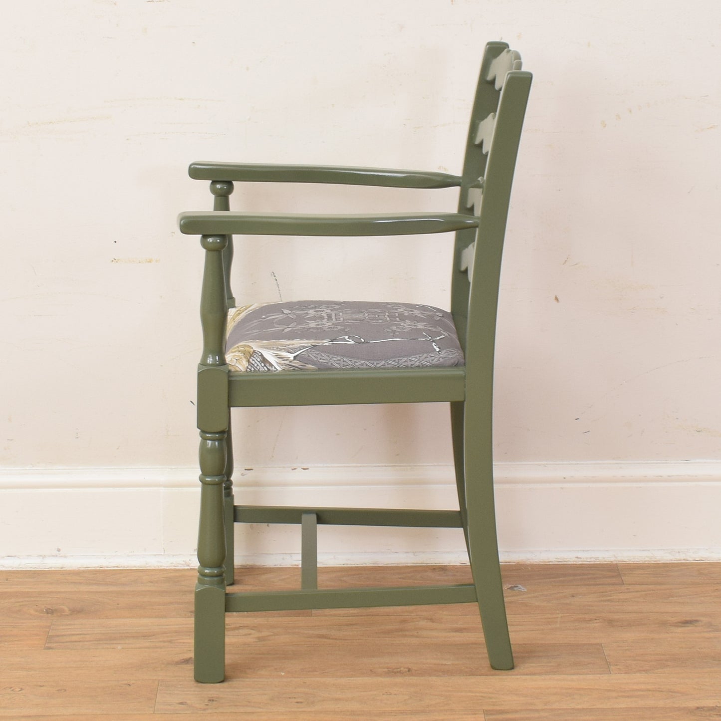 Painted Table And Six Chairs