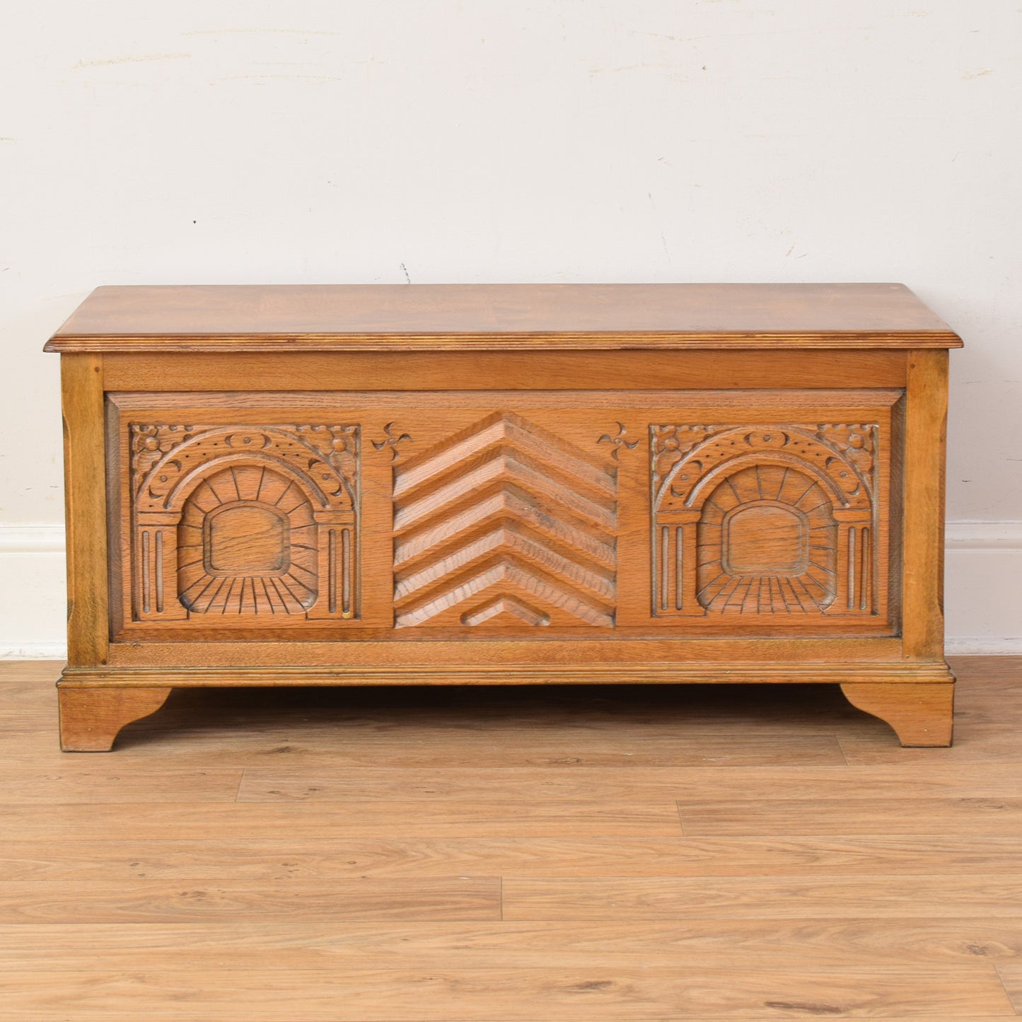 Carved Blanket Box