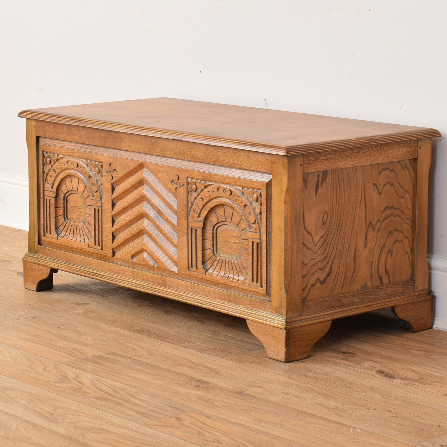 Carved Blanket Box