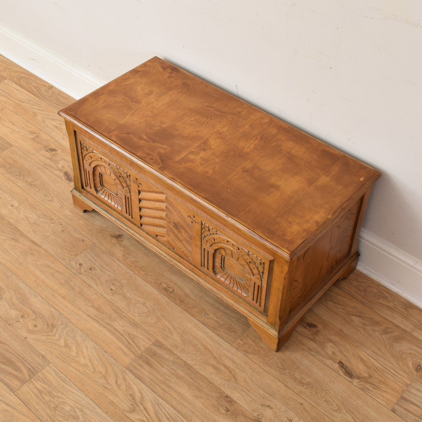 Carved Blanket Box
