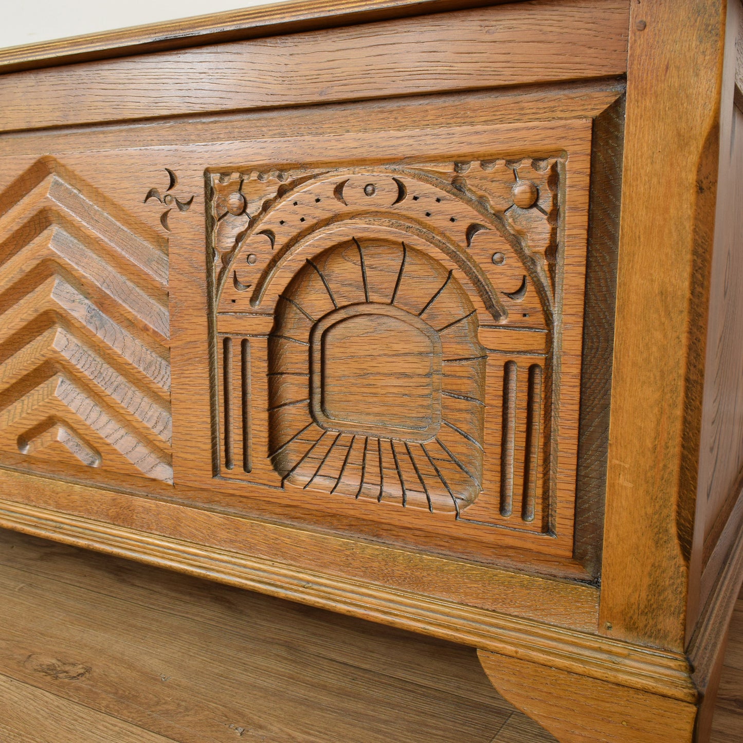 Carved Blanket Box