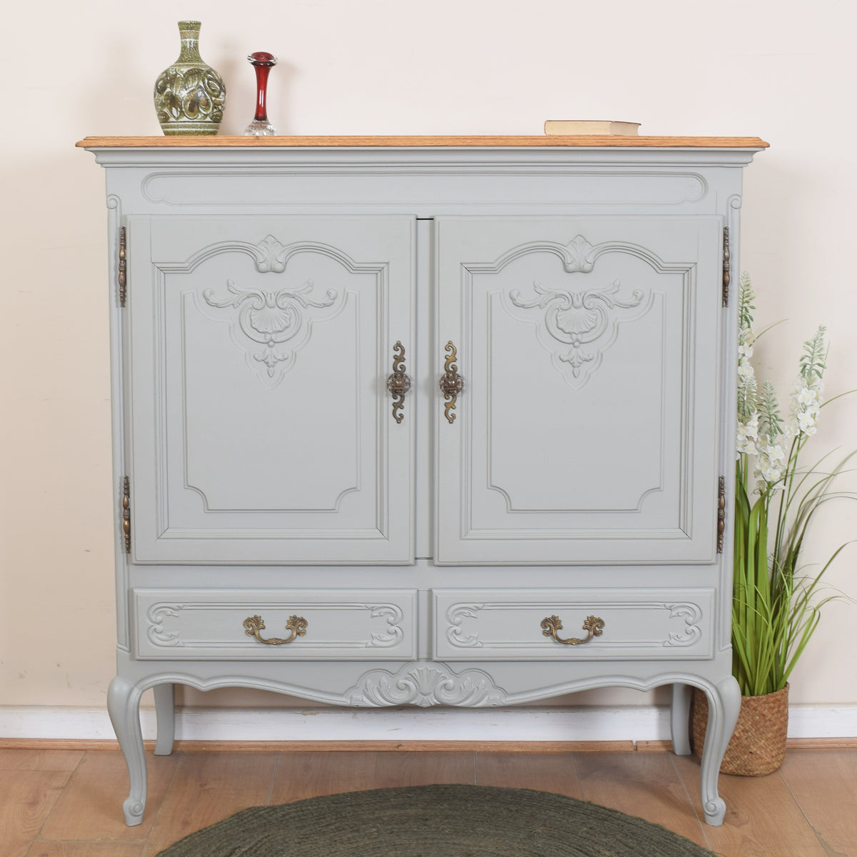 Painted French Cabinet