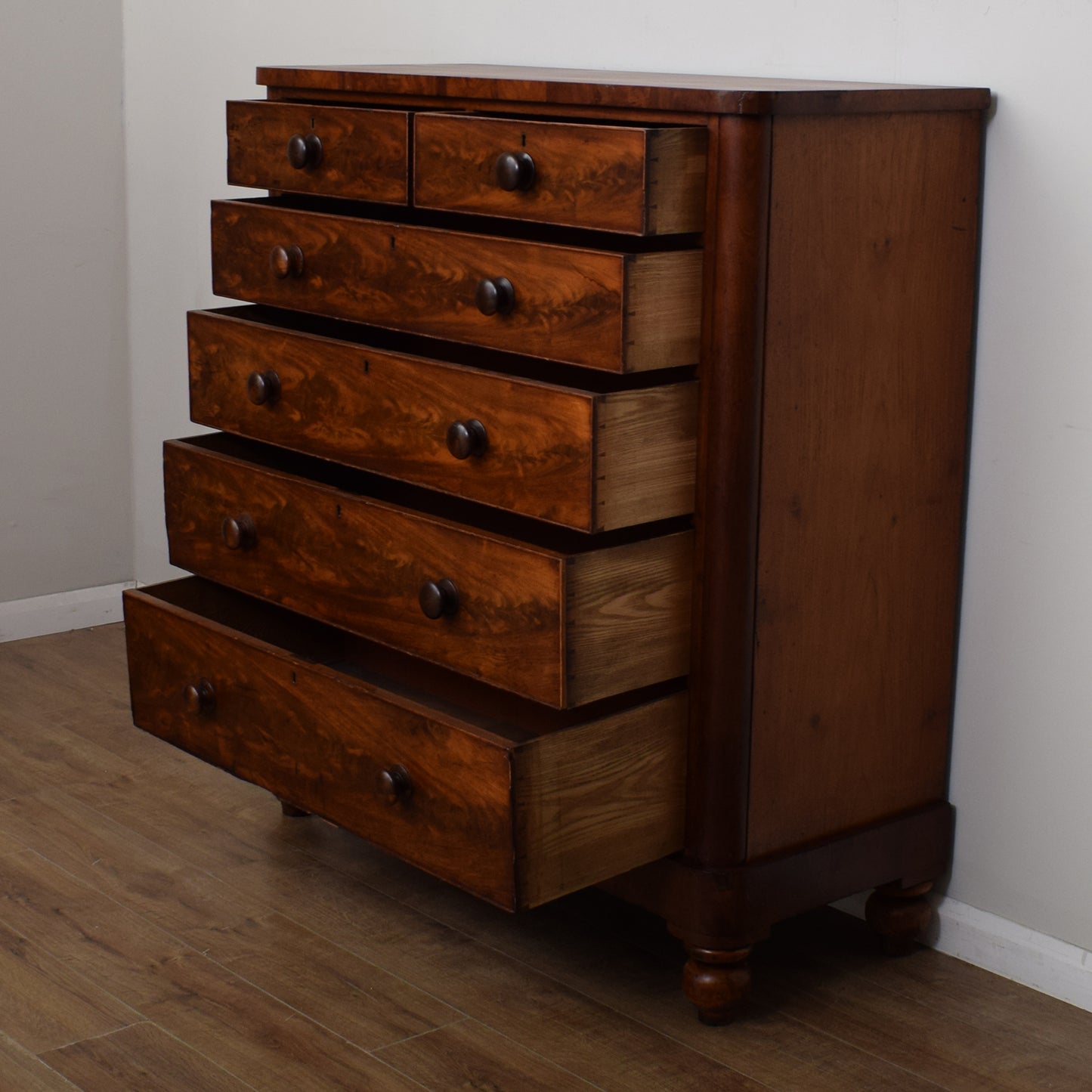 Large Victorian Chest Of Drawers