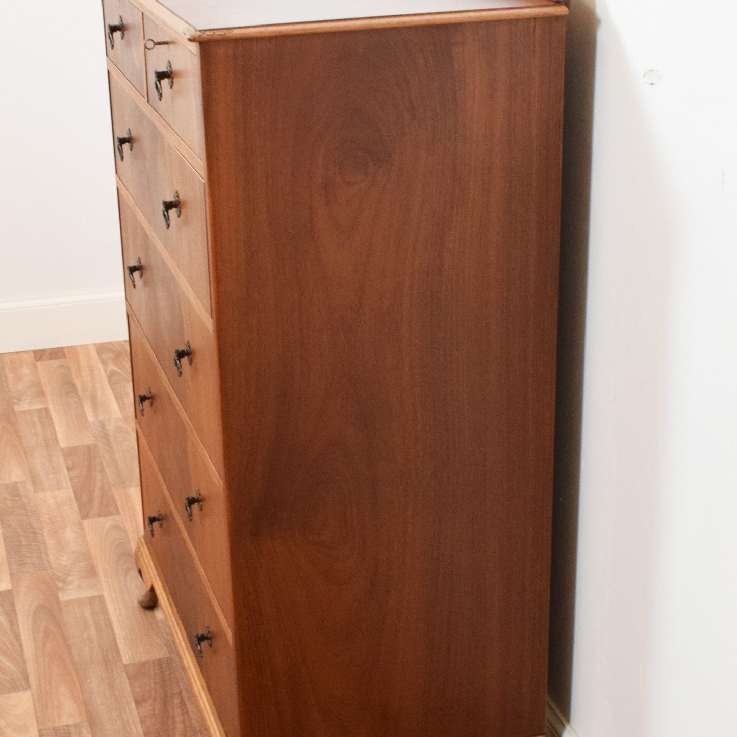 Flamed Mahogany Chest of Drawers