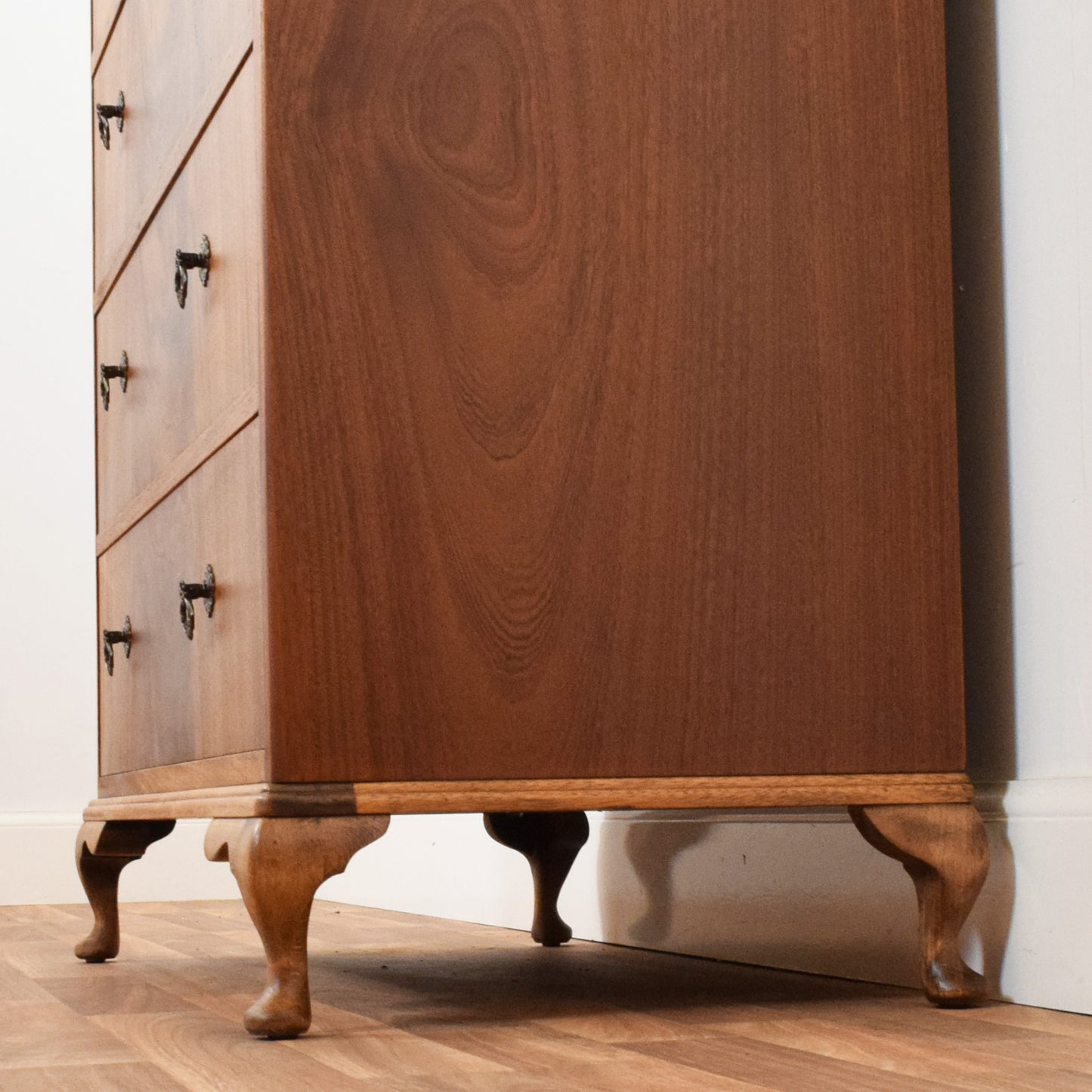 Flamed Mahogany Chest of Drawers