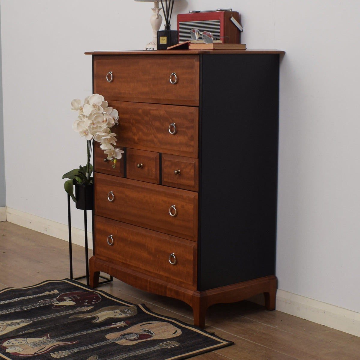 Painted Stag Chest of Drawers