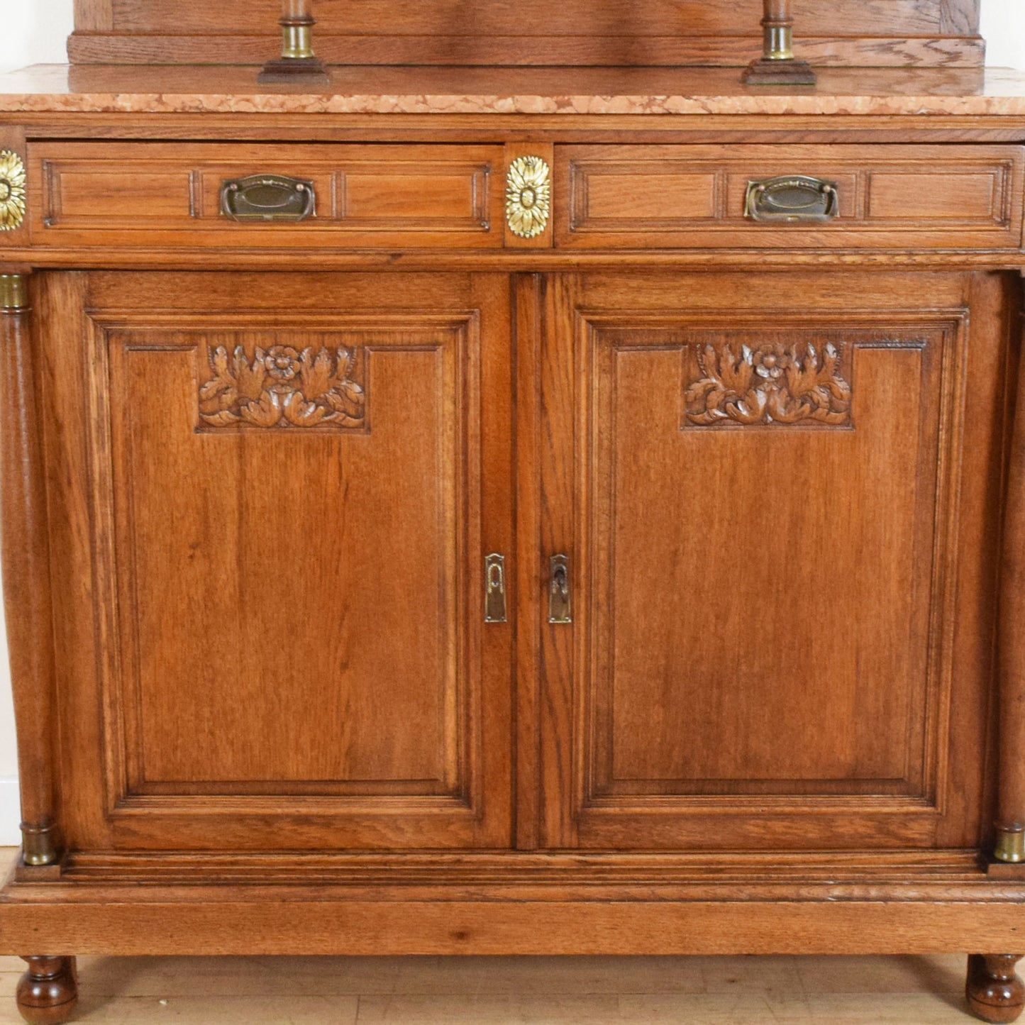 Marble Top Glazed Dresser