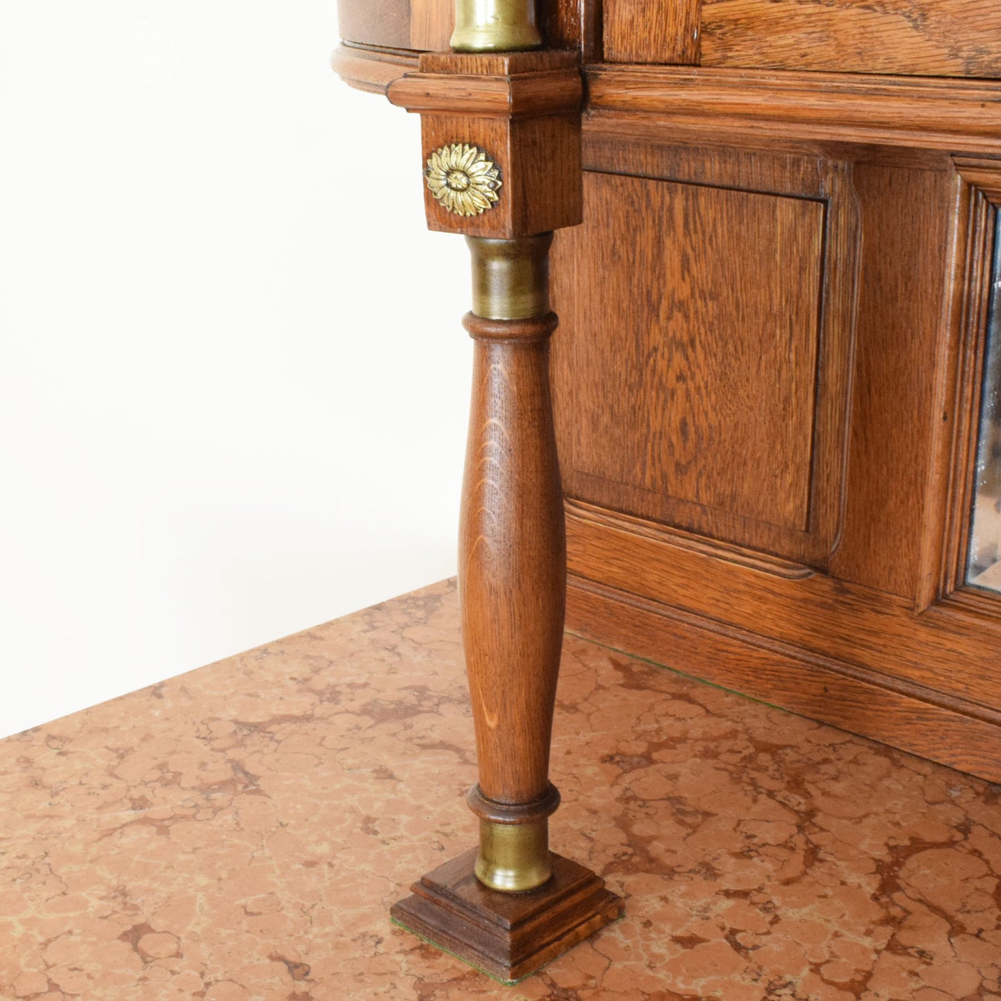 Marble Top Glazed Dresser