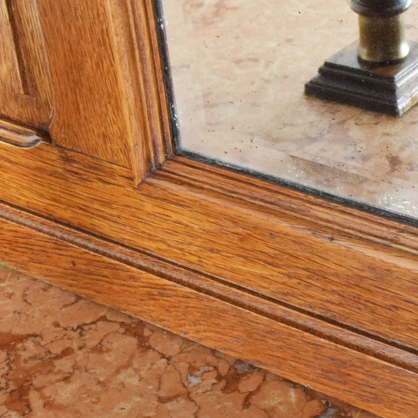 Marble Top Glazed Dresser