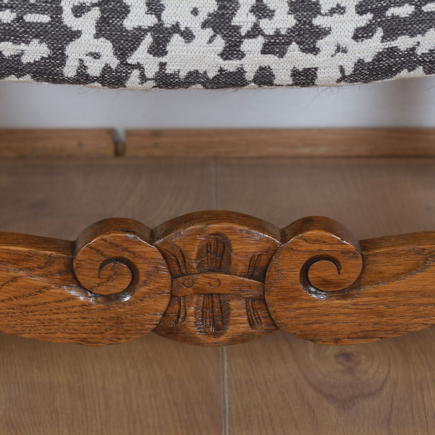 Upholstered Oak Childs Chair