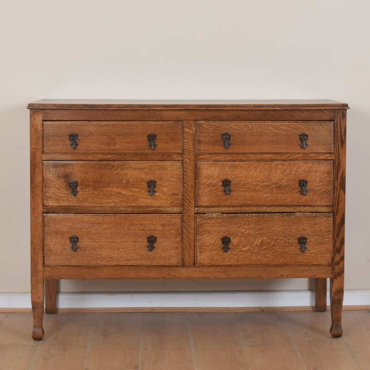 Large Oak Chest Of Drawers