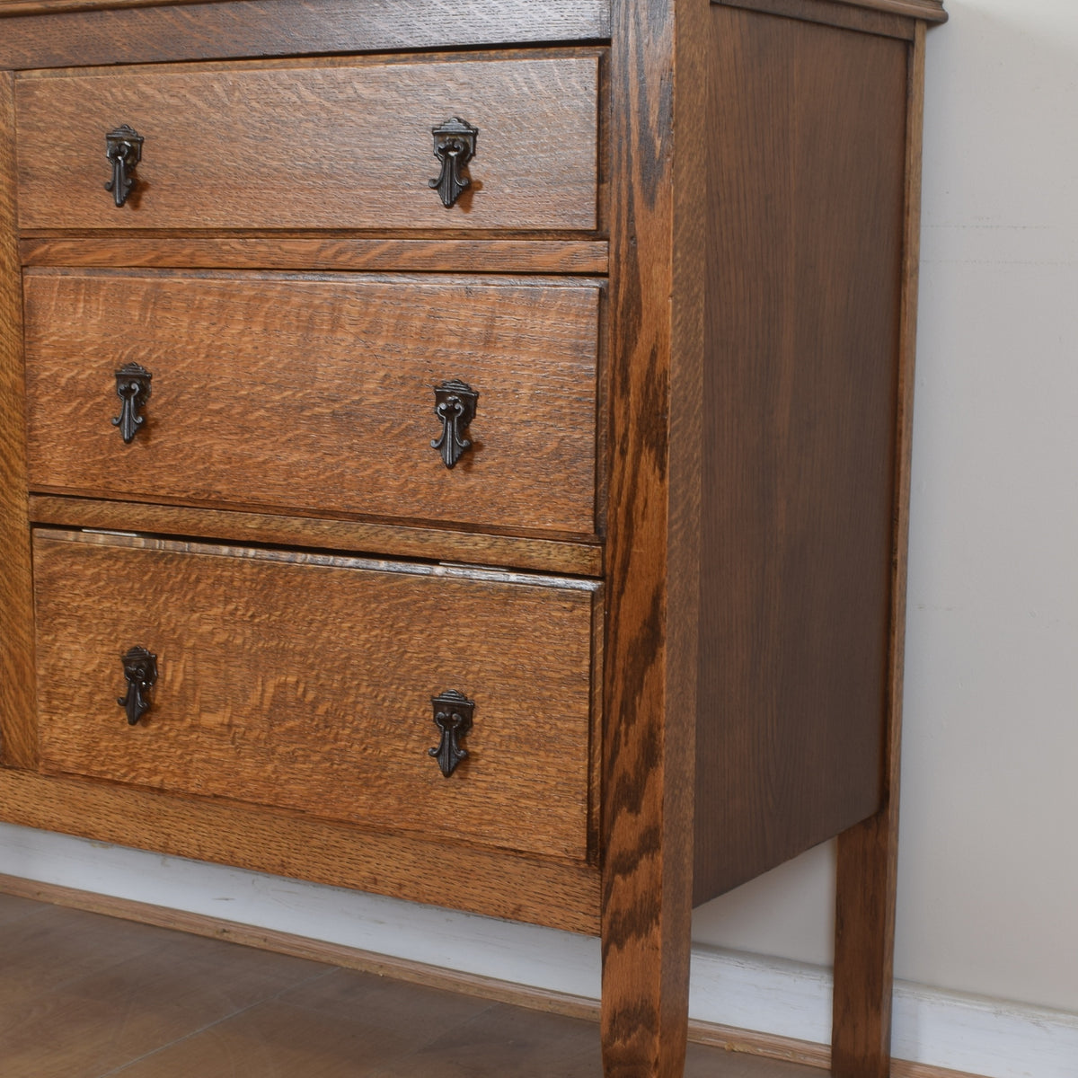 Large Oak Chest Of Drawers