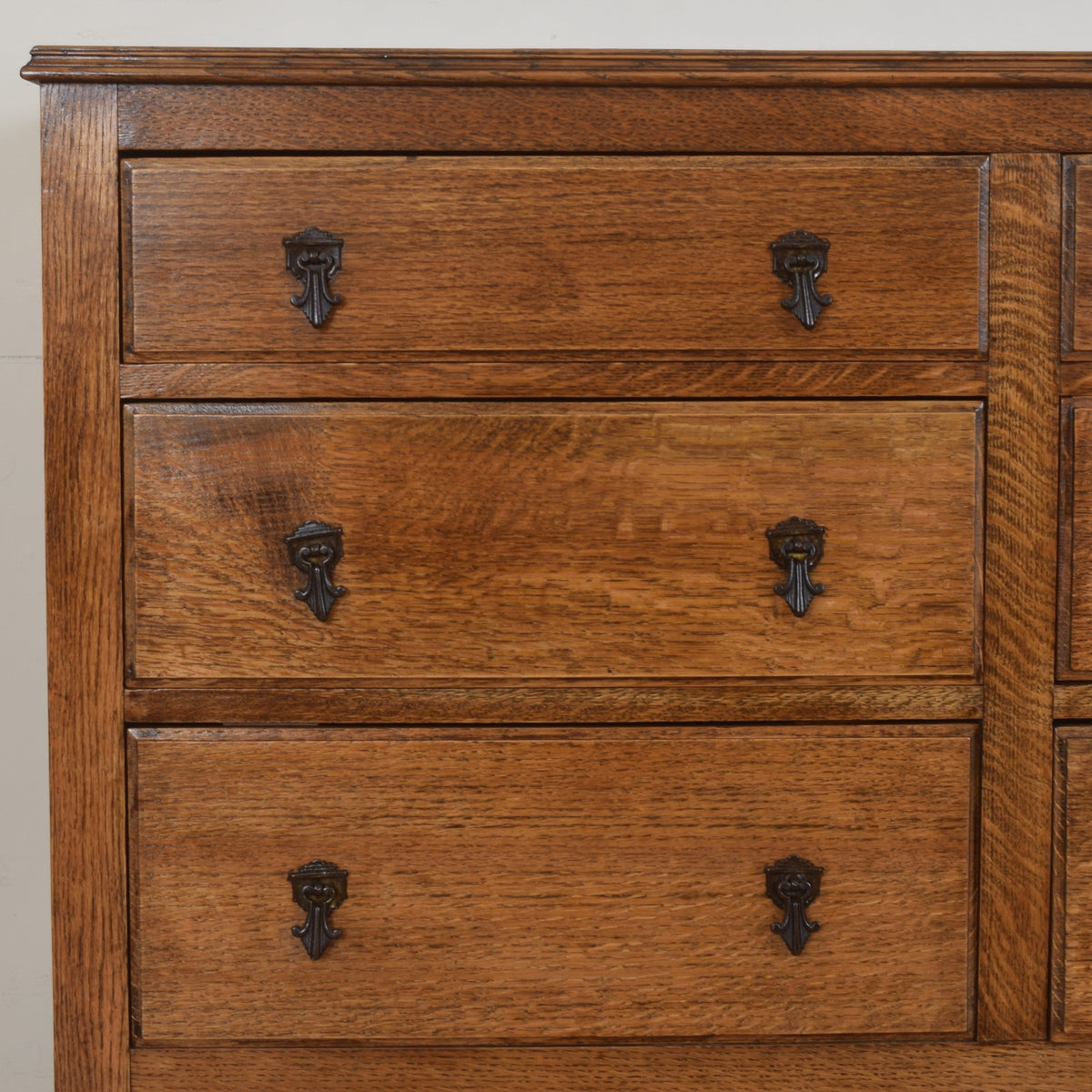 Large Oak Chest Of Drawers