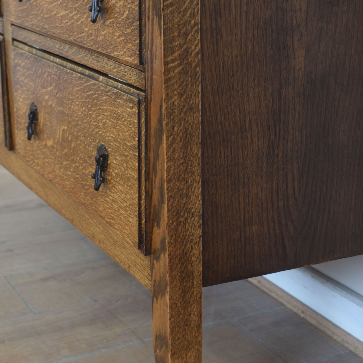 Large Oak Chest Of Drawers