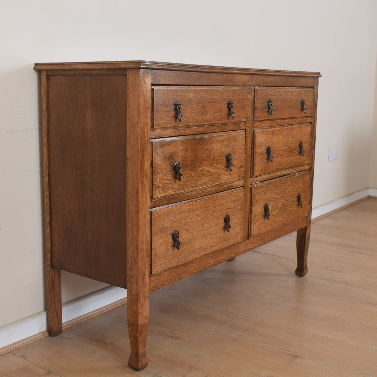 Large Oak Chest Of Drawers