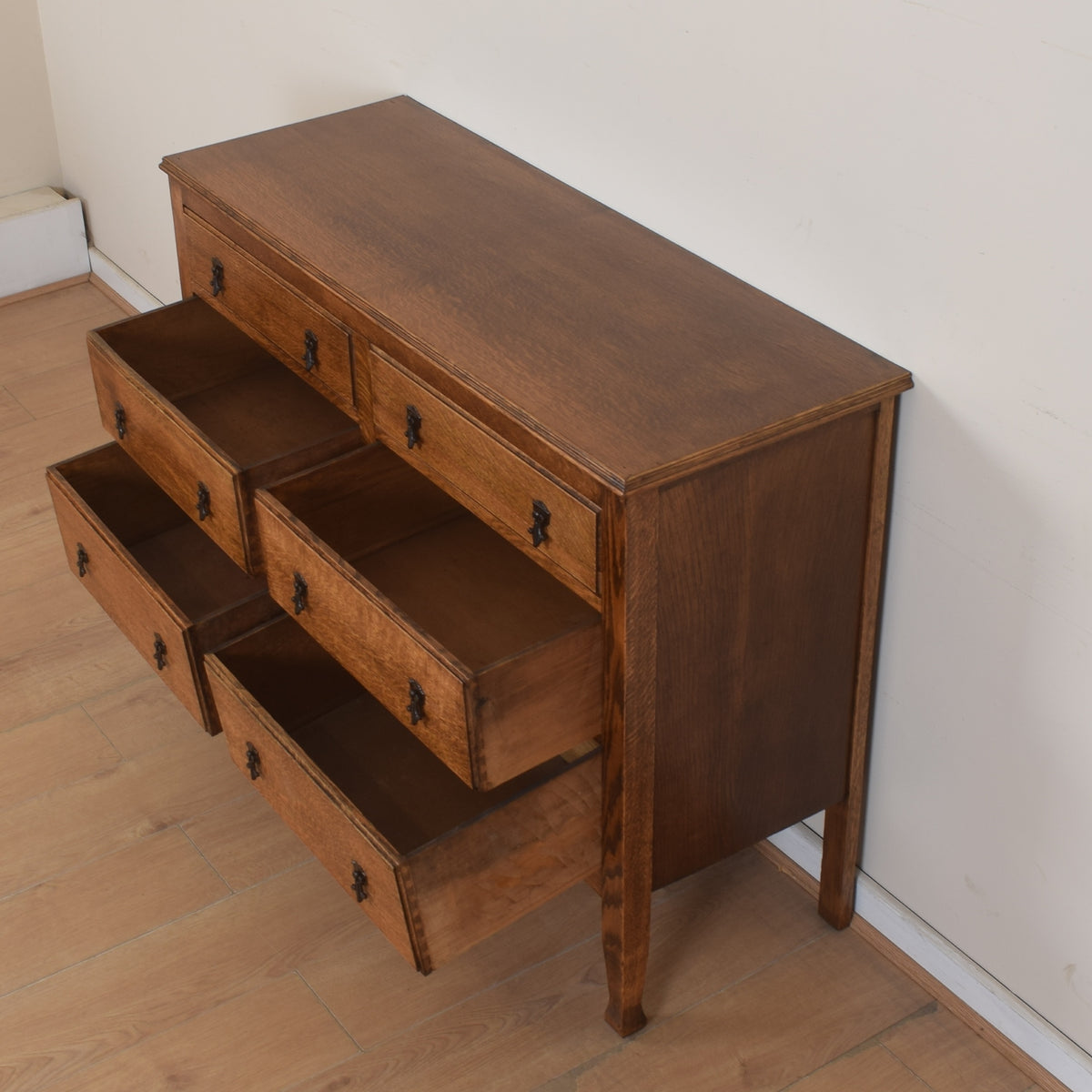 Large Oak Chest Of Drawers