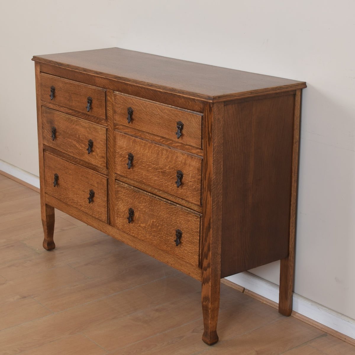 Large Oak Chest Of Drawers