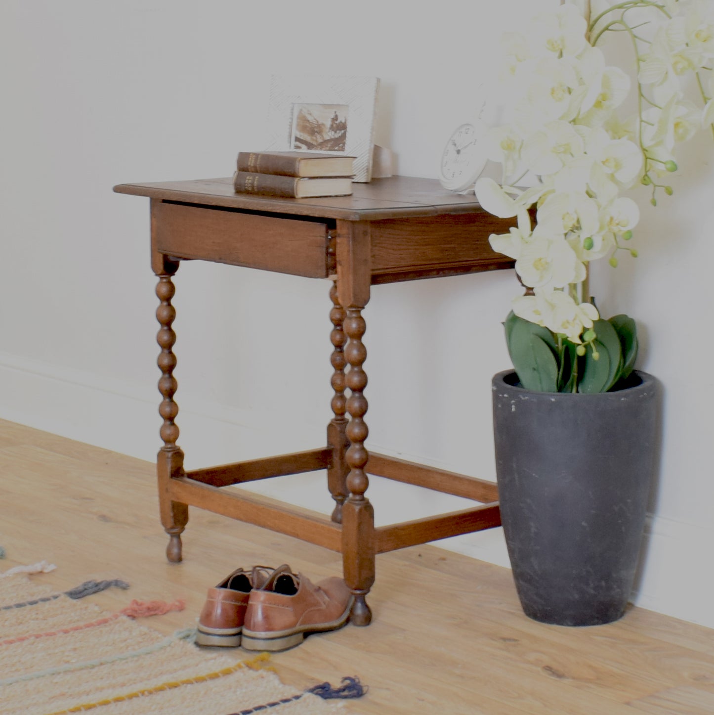 Oak Console Table