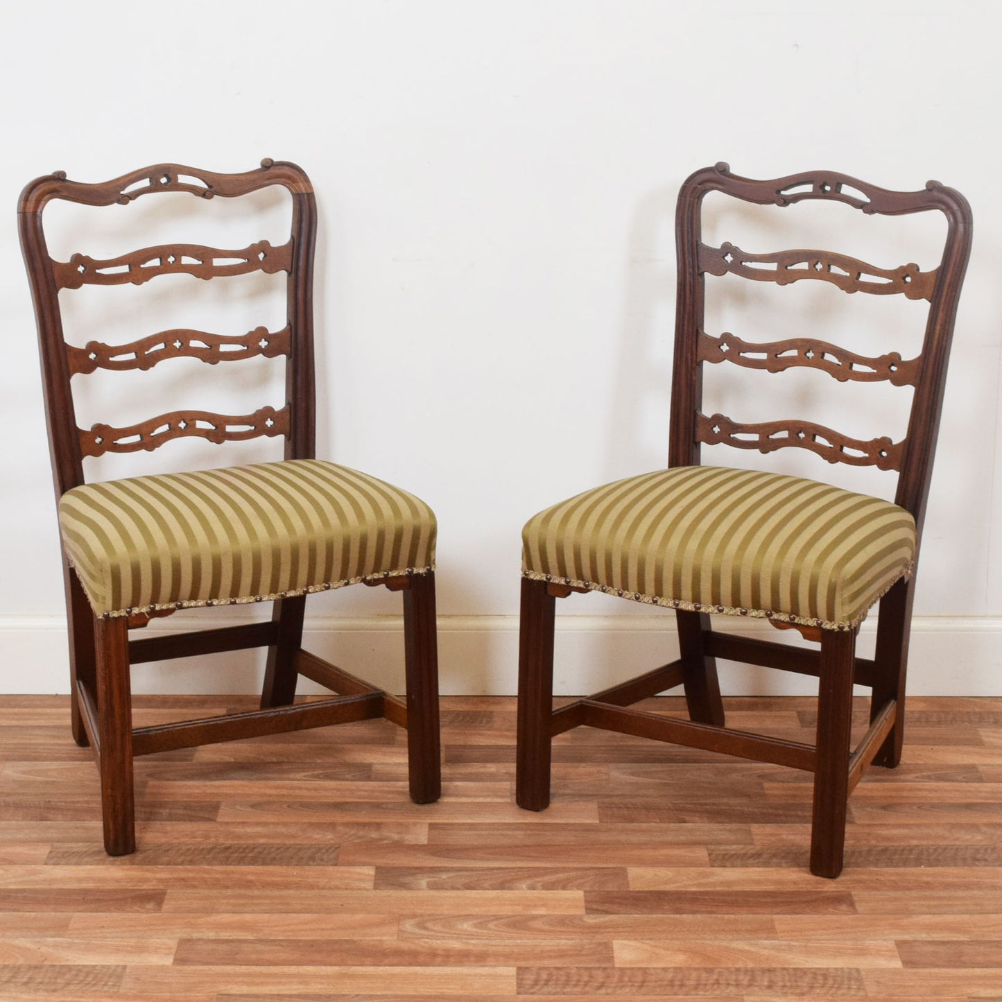 Pair of Decorative Mahogany Chairs