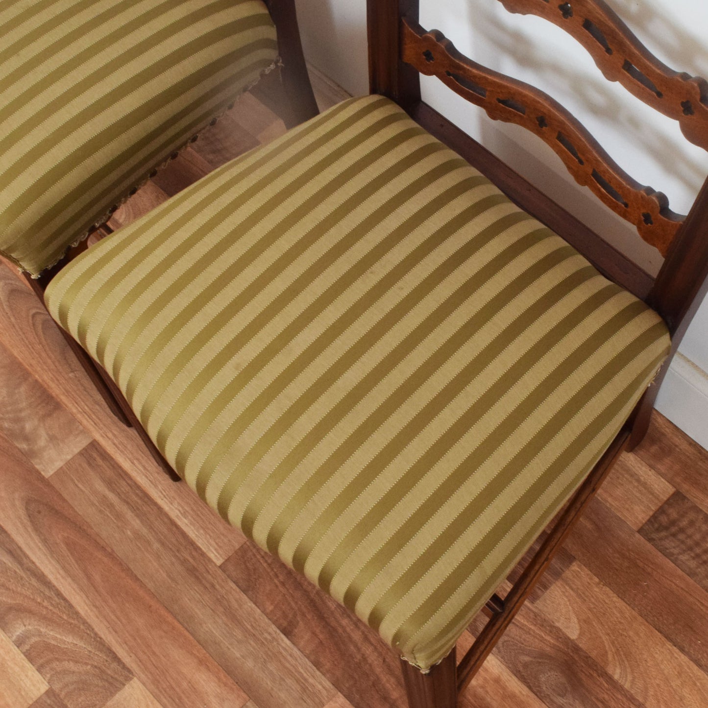 Pair of Decorative Mahogany Chairs