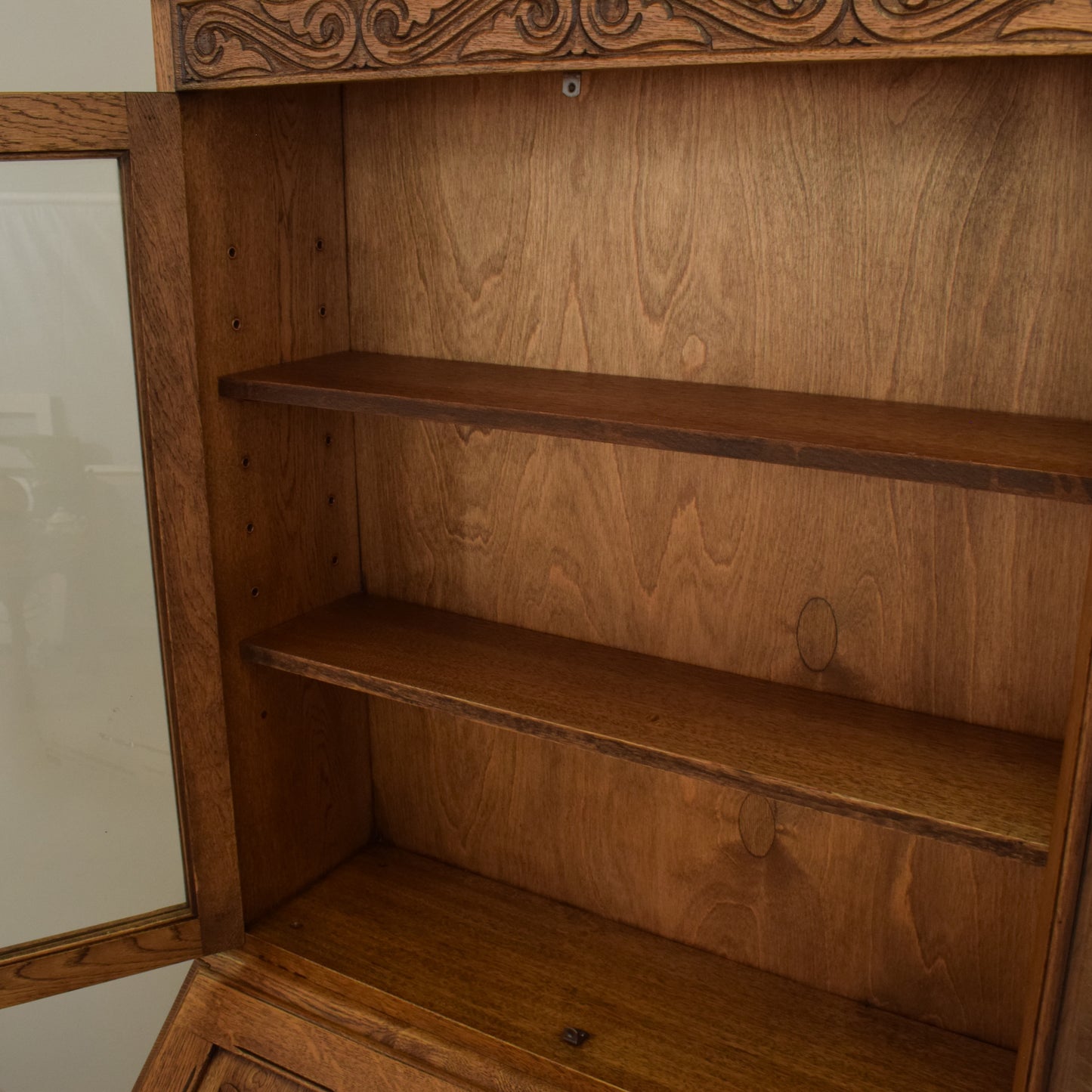 Oak Jaycee Bureau Bookcase