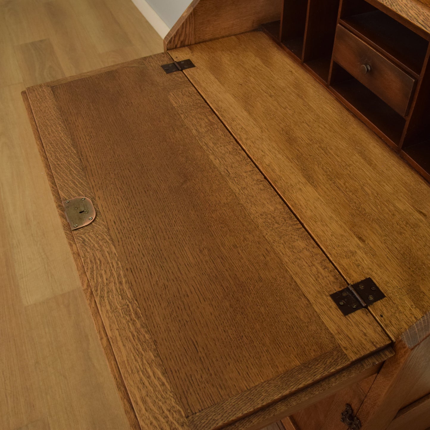 Oak Jaycee Bureau Bookcase