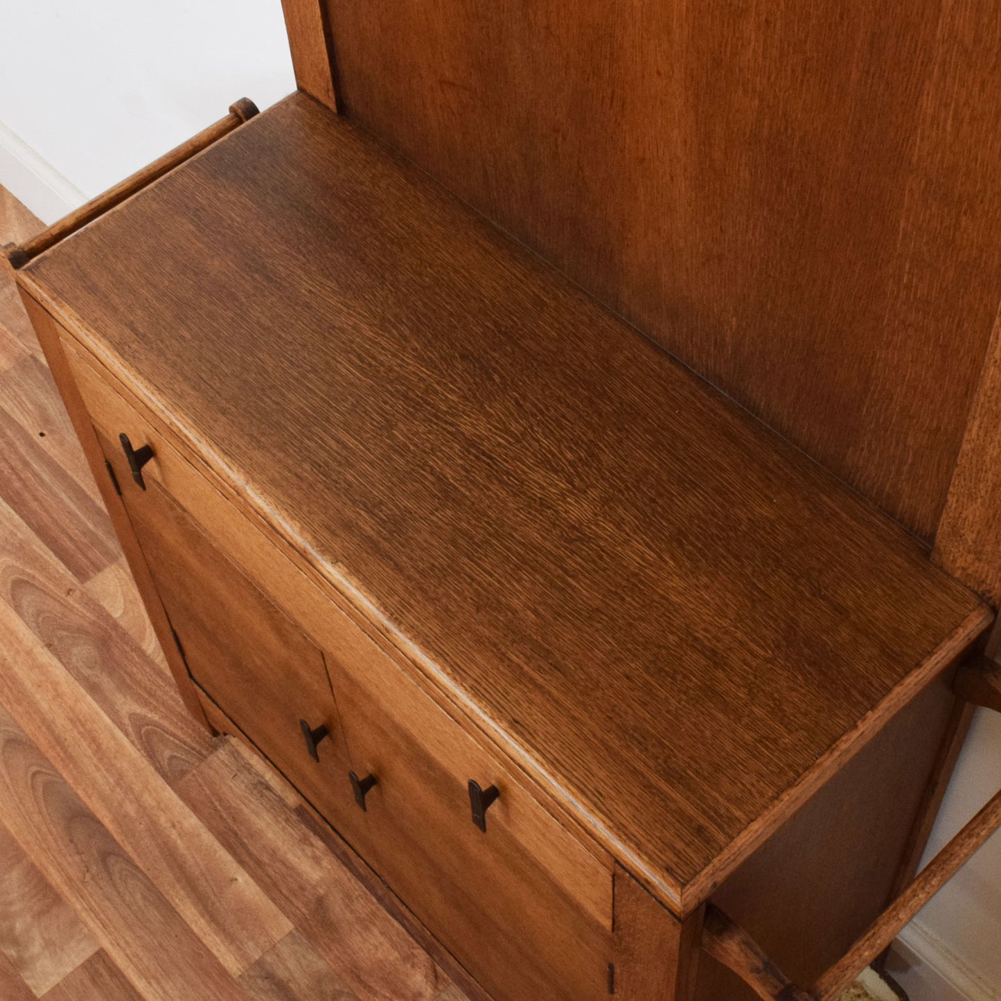 Restored Oak Hall Stand