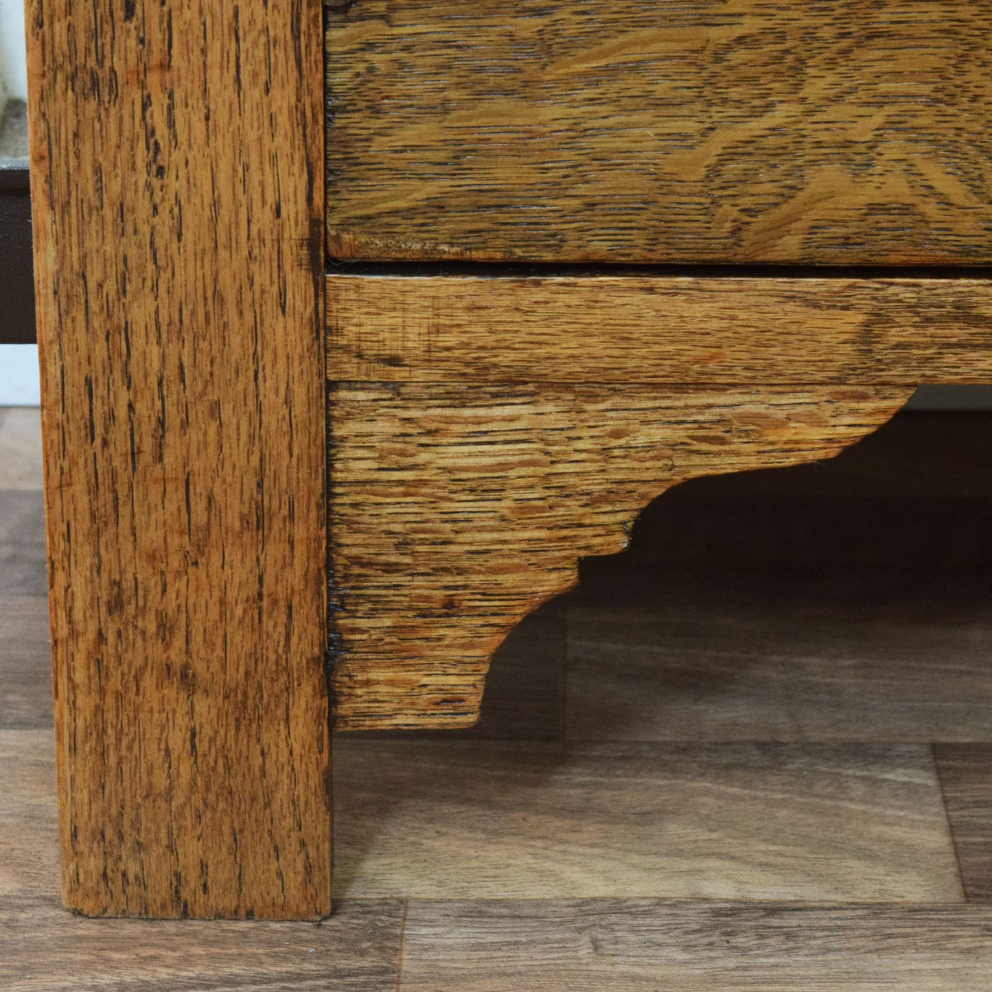 Restored Oak Hall Stand